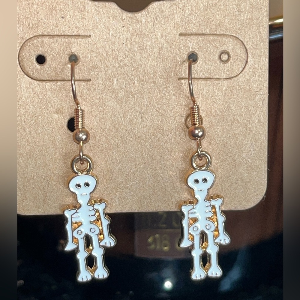 Cute Skeleton Dangle Earrings